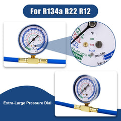 BACOENG complete recharge kit ready for DIY automotive or home refrigerant work.