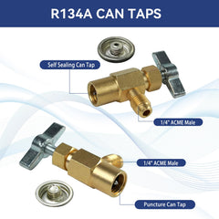 BACOENG R134a quick couplers enabling fast connections