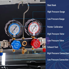 BACOENG adapters for R134a to R1234yf, enabling versatile refrigerant setups.