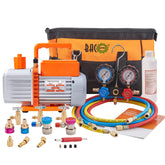 BACOENG vacuum pump for HVAC evacuations and fast system pulls.
