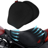 Badass Moto airflow seat cover with cool mesh for cooler rides.