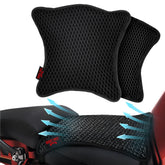 Badass Moto cool mesh seat cover front view with airflow for cooler rides