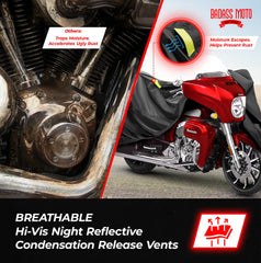 Exhaust shields guard exhaust tips from scrapes and debris