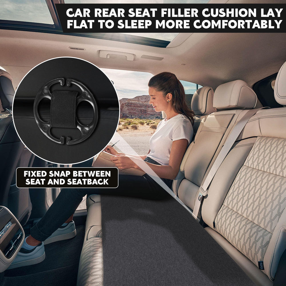 BALAPET car seat wedge cushion breathable fabric stays cool on trips