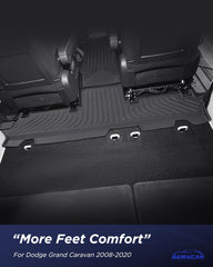 BAMACAR raised edge design contains snow, mud, and water.