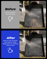 BAMACAR Blazer mats flattened after shipment for easy installation.