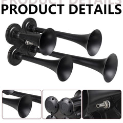 BANHAO chrome zinc alloy horn body emphasizes durability in all conditions.