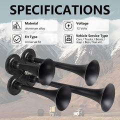 BANHAO horn system assembly shows durable metal construction.