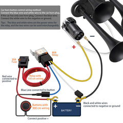 BANHAO loud warning helps others notice your vehicle on the road.