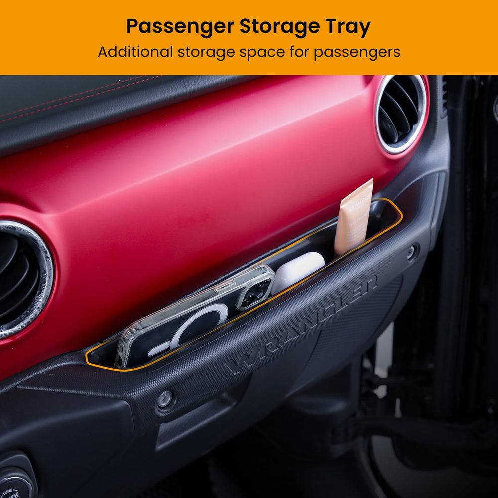BANKKY passenger-side-storage-tray keeps valuables organized and reachable on the go.