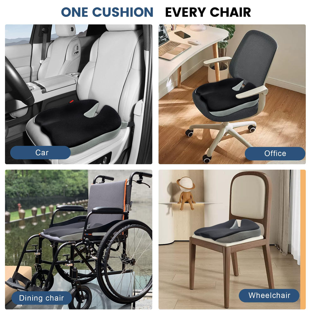 BANKQF ergonomic wedge design supports posture and reduces back strain