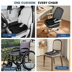 BANKQF ergonomic wedge design supports posture and reduces back strain