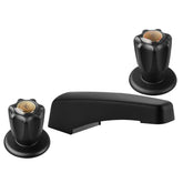 Banose black mobile home RV two-handle garden tub faucet for versatile water control
