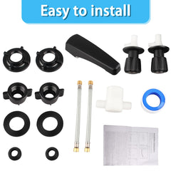 Banose easy-to-operate knob handles offer smooth water adjustment