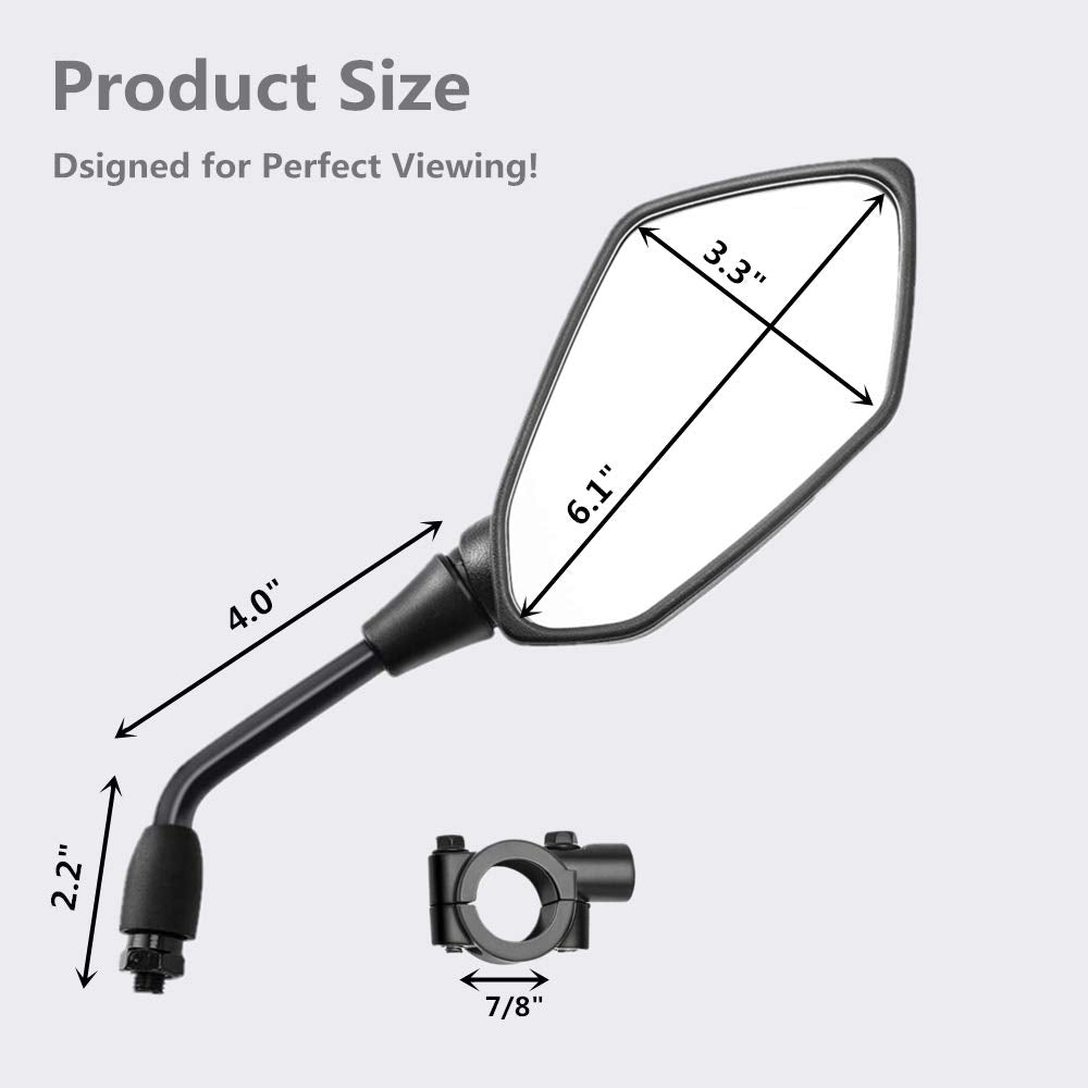 Banpo wide-angle convex glass delivers high-definition rear visibility.