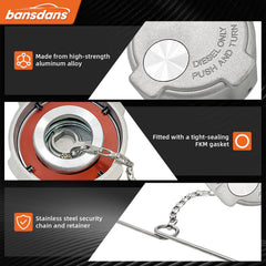 Bansdans VN/VNL compatible cap ensures proper fit on heavy trucks