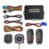 BANVIE 3-in-1 car alarm with keyless entry for quick access