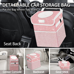 BAOGCOYO waterproof and leakproof car trash can prevents spills.