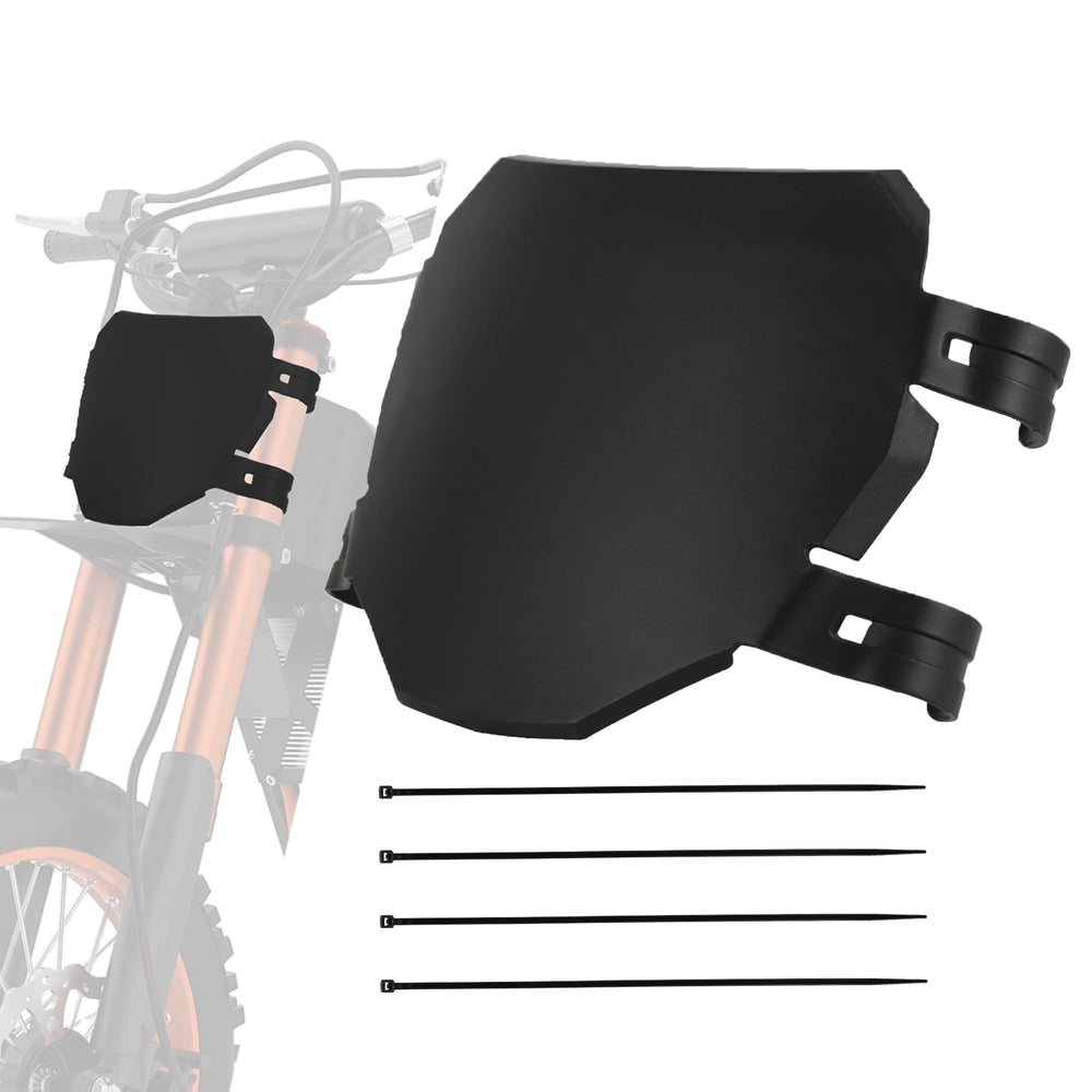 BAOUFF front number plate for Yozma IN10 showing durable plate and clean wire concealment.