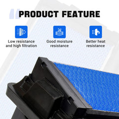 Bartoo air filter installed in Cascadia engine bay, signaling reliable airflow