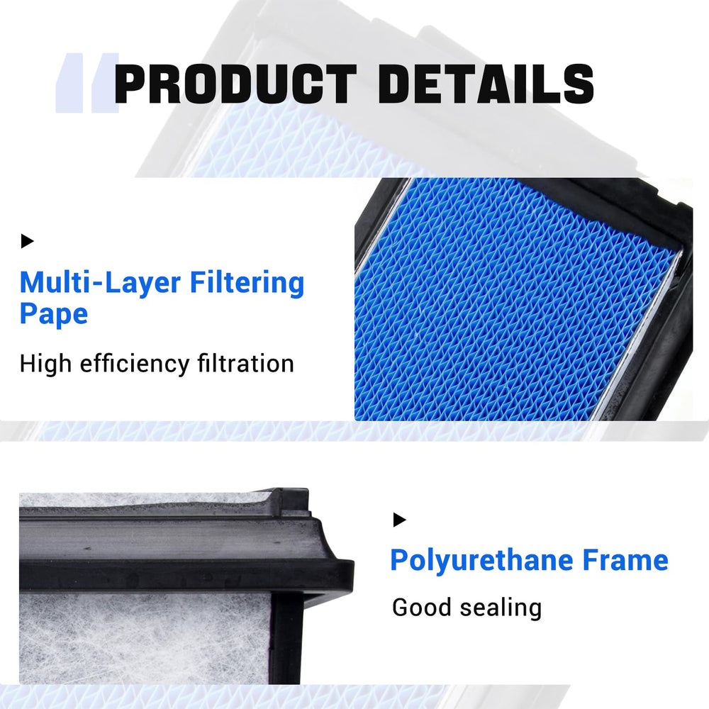 Bartoo engine air filter with dense filtration media detail for efficient pollutant capture