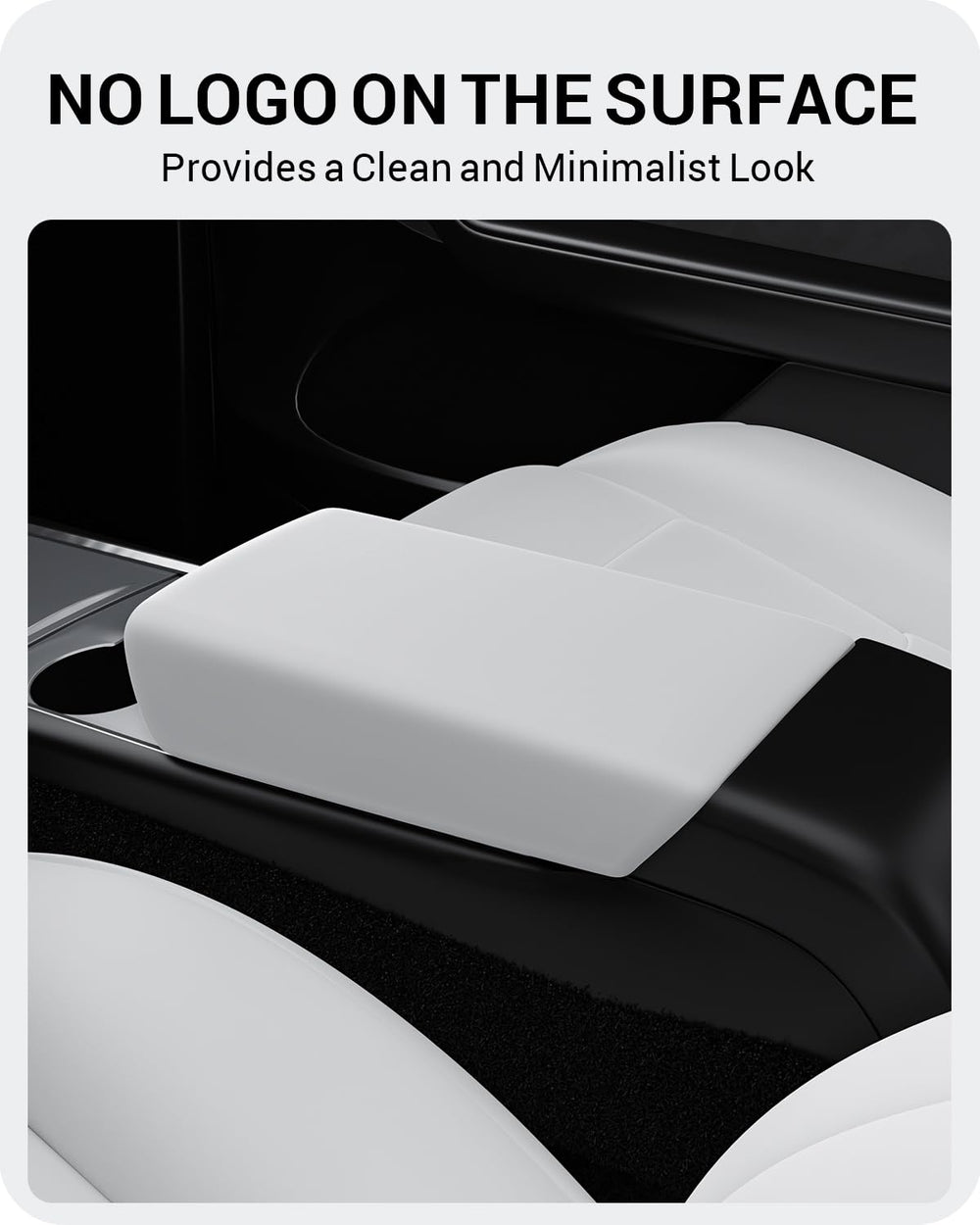 BASENOR armrest cover for Model 3 is waterproof and oleophobic.