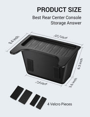BASENOR backseat storage keeps cups and phones within reach.