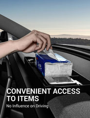 Basenor dashboard storage boosts cabin organization and aesthetics.