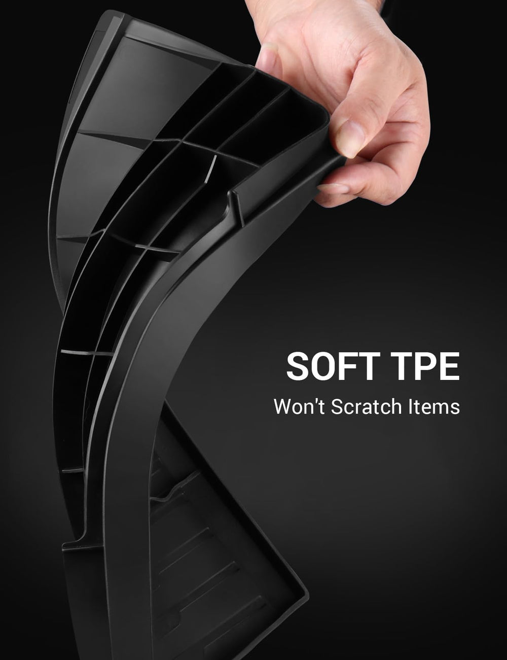 Basenor eco-friendly TPE material for durable, easy-to-clean storage.
