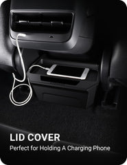 BASENOR Model 3 helps keep a charging phone stable on the tray.
