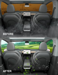BASENOR Model Y cabin filter installed for refreshed air