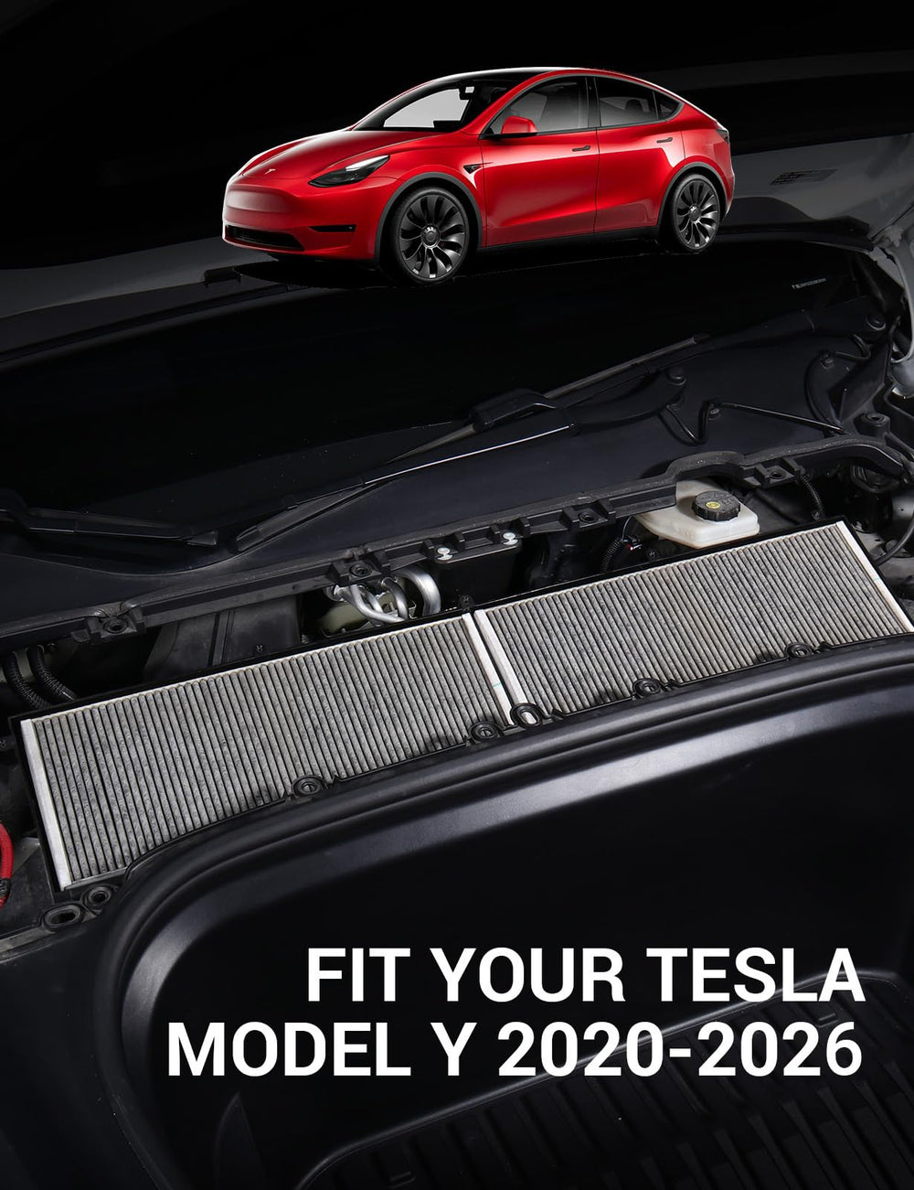 BASENOR Model Y filter kit back view for quick maintenance