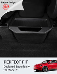 BASENOR rear center console organizer keeps essentials organized during trips.