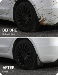 BASENOR Highland mud flaps protect tie rod and ball head from debris.