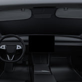 Basenor Tesla Model Y front windshield sunshade offers a precise fit and heat protection.