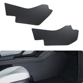BASENOR Tesla Model Y Juniper anti-kick mat front view protecting the console.