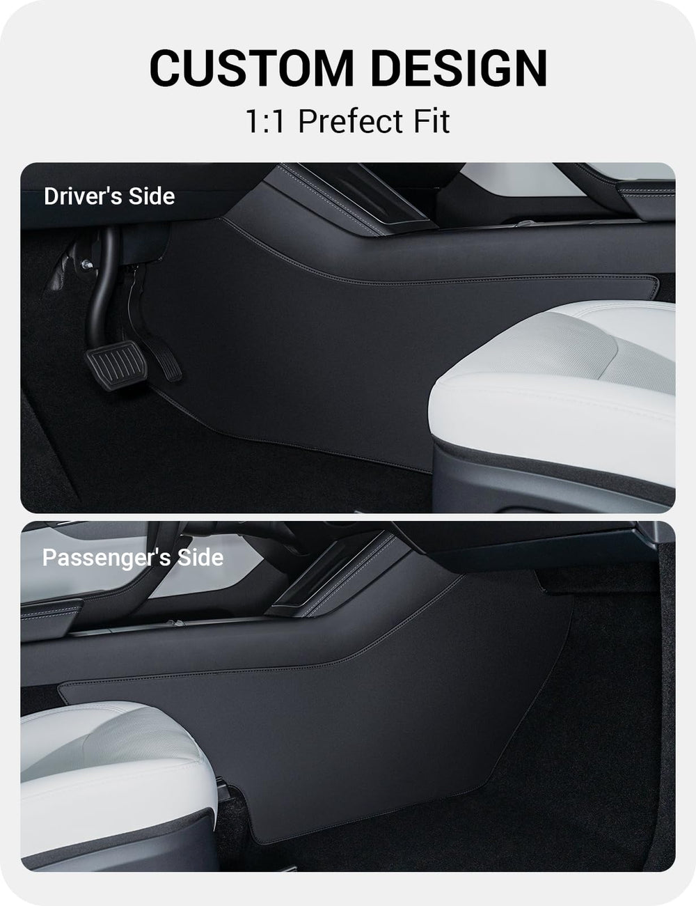 BASENOR velcro-closure anti-kick mat enables fast installation.