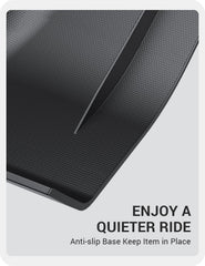 BASENOR anti-slip bottom grip prevents movement during acceleration