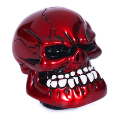 Bashineng skull shift knob packaging red, ready for installation