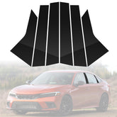 BASIKER pillar cover for Civic 11Gen with glossy finish enhances exterior appearance