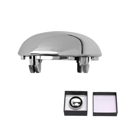 BASIKER F150 chrome cap close-up highlighting durable triple chrome plating.