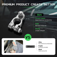 Bateria Power 2G 3/8 copper lug provides strong, reliable connections