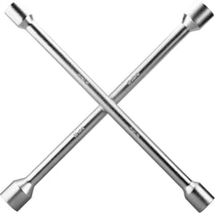 Bates Choice 14inch cross wrench provides strong leverage for stubborn lug nuts.