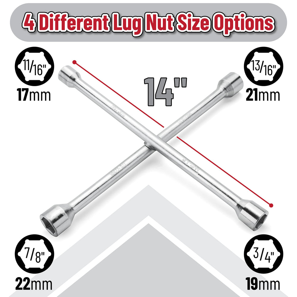 Bates Choice four socket heads fit a wide range of lug nuts.