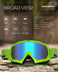 BATFOX bendable frame storage keeps goggles compact in the included bag.