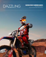 BATFOX dirt bike goggles ultra-lightweight design for long rides.