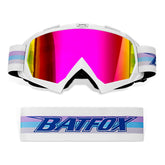 BATFOX motorcycle goggles secure strap for stable rides
