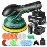 Batoca cordless car buffer polisher 6-inch for even finishes on painted surfaces.
