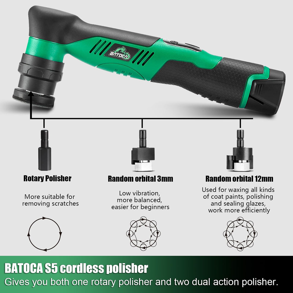 Batoca S5 quick-change shaft for fast transitions between tasks.