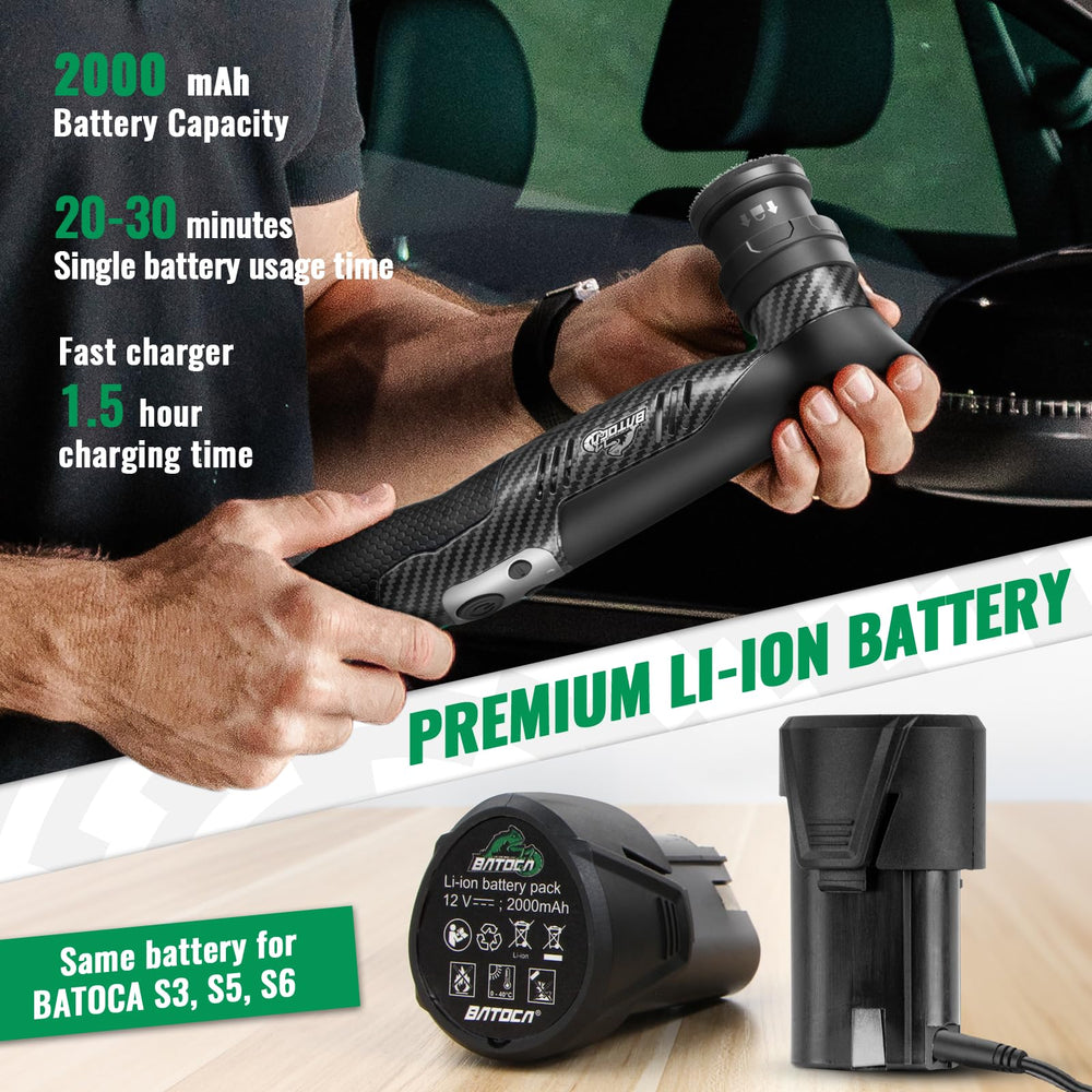 BATOCA S5 quick-change system enabling tool-free shaft swaps
